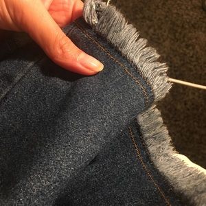 Denim skirt 32 inch in length and 14 1/2 in waist